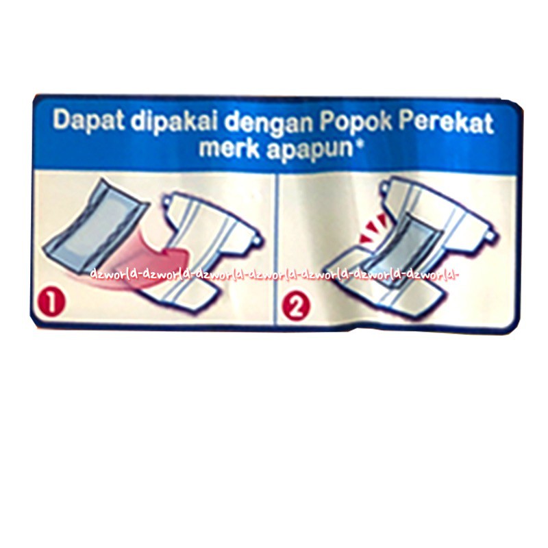 Lifree 15pcs Pad Penghemat Pants Refill Lapisan Penyerap Popok Dewasa Popok Isi Ulang Diapers Life Free Alas Diaper Popok Celana Perekat Li free 45cm