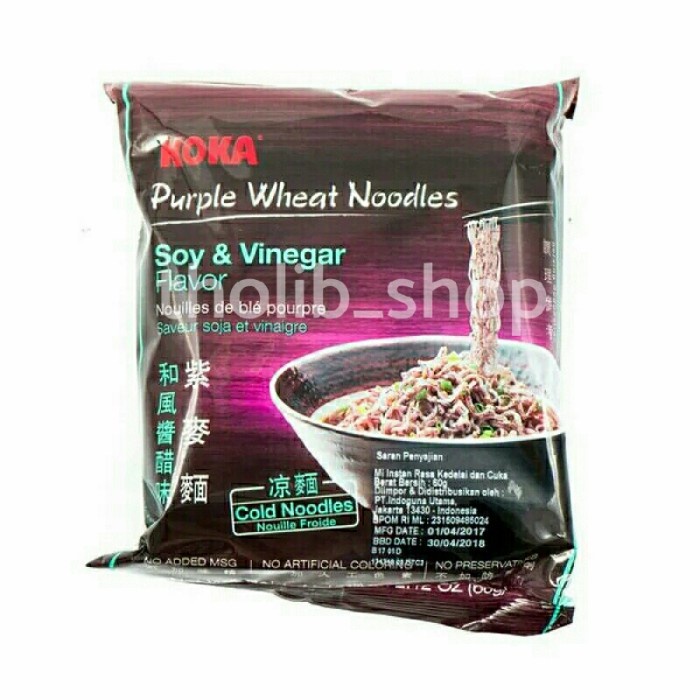 

mie koka purple wheat noodles soy & vinegar flavor 60gr