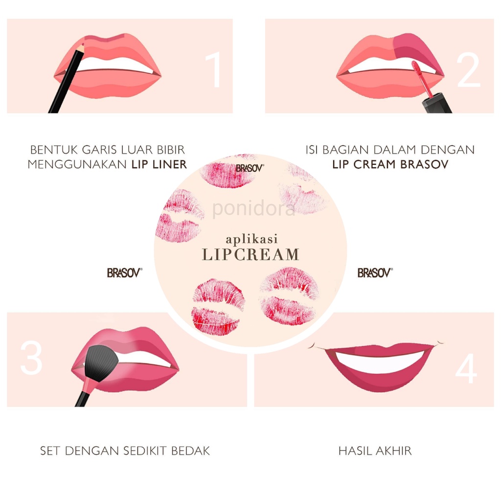 Lip cream BRASOV LIPCREAM lipstik matte