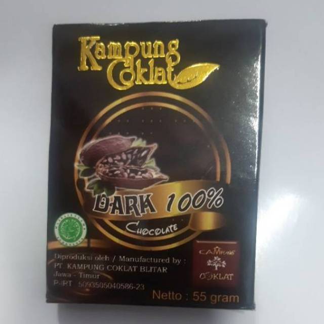 

Kampung Coklat Blitar Dark Chocolate 100% [55 Gram]