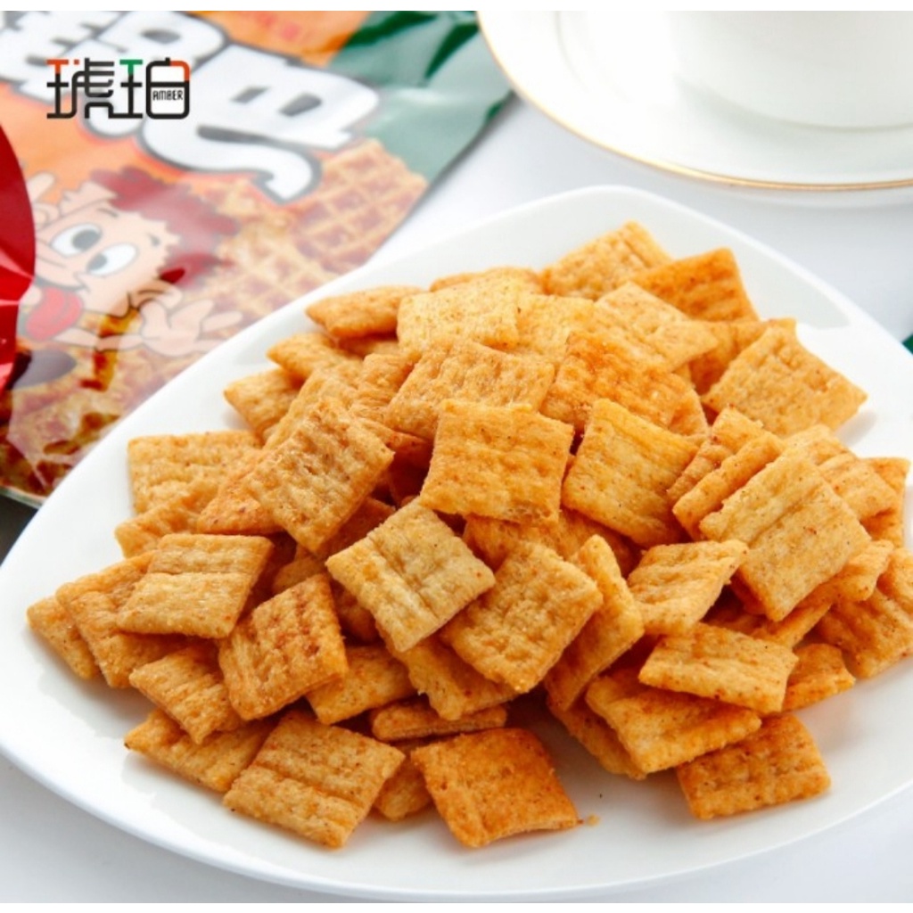 Rice Crispy Cracker Xiao Mi Guo Ba - Xiaomi Guoba Crispy Rice Snack 琥珀小米锅巴
