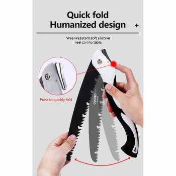Gergaji Kayu Mini Lipat Portable Gergaji Tangan Multifungsi Folding Saw Dahan Ranting Pohon Bonsai-6