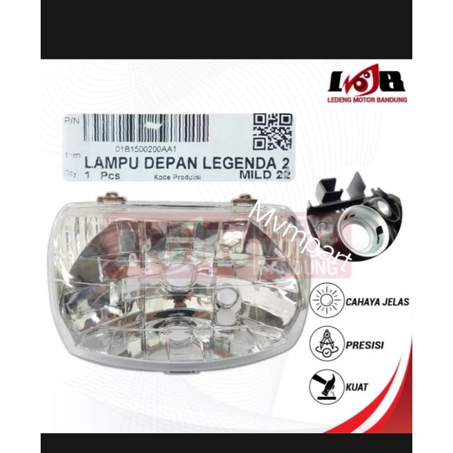 Reflektor lampu Legenda 2 setara original