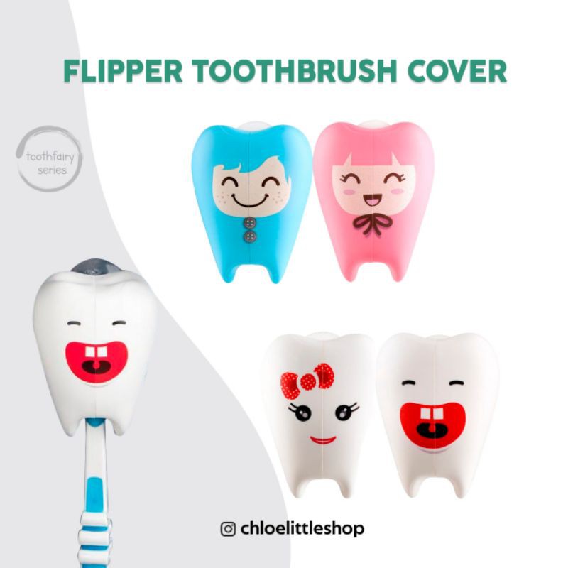 Flipper Hygienic Toothbrush Holder Tooth Fairy (Isi 2) / toothfairy