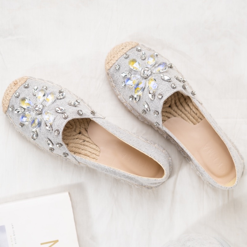 Jitto Grey Espadrilles