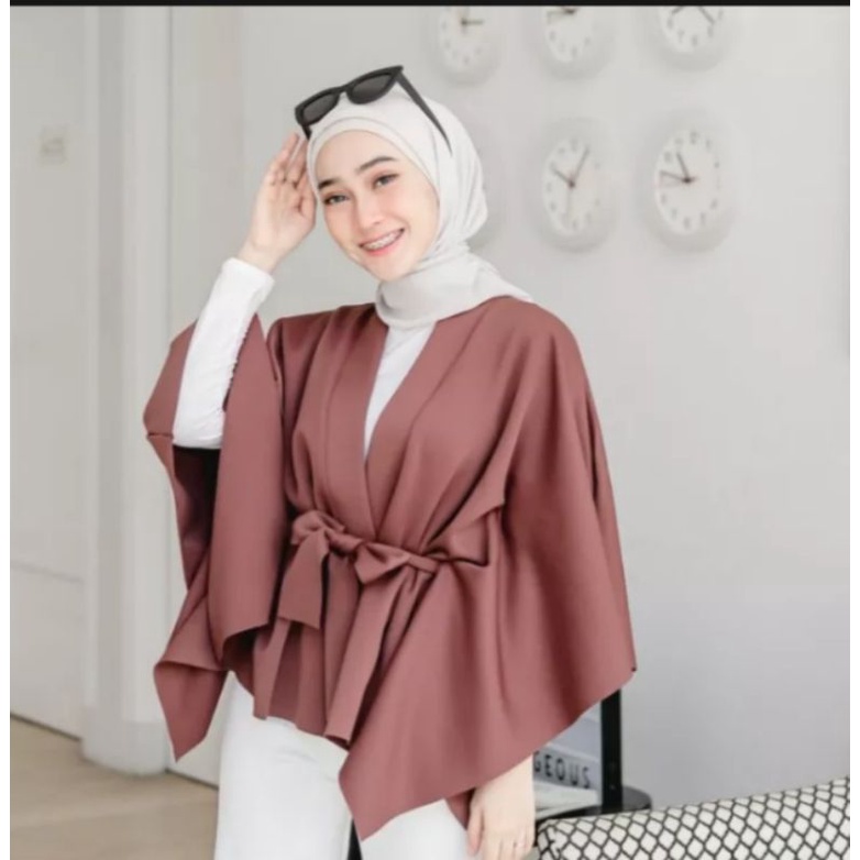 Baju crop atasan wanita ( no hijab) Zahra Qhoirunnisah