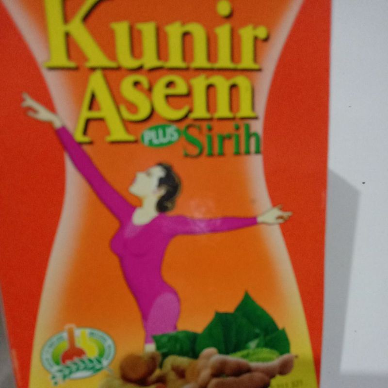 

herbal kunir asem plus sirih instan cap leo isi 5 sacet.