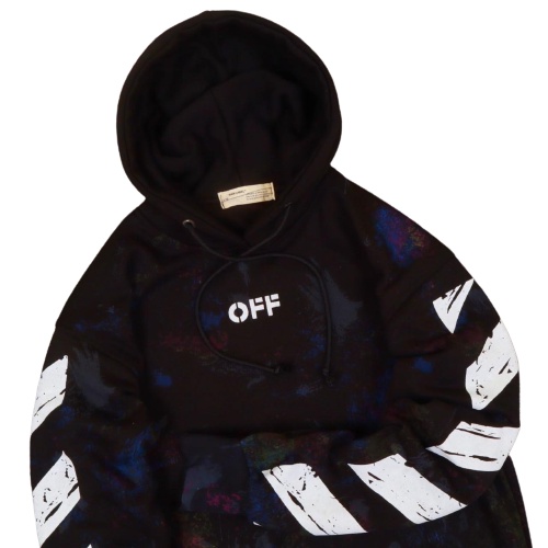 HOODIE  OFFWHITE GALAXY HITAM JAKET HOODIE PRIA WANITA PREMIUM HOODIE HITAM MOTIF HOODIE MURAH BANDUNG