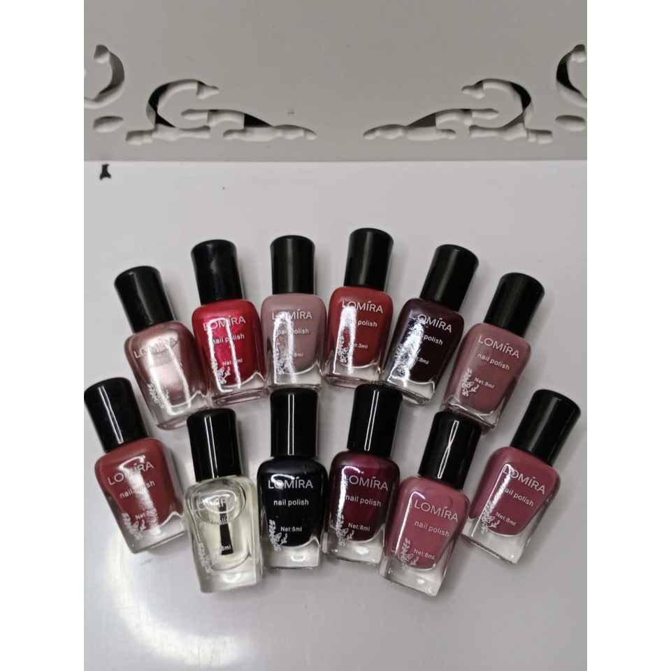 *galerybeautysemarang* LOMIRA Nail Polish Kutek Matte 8ml BPOM