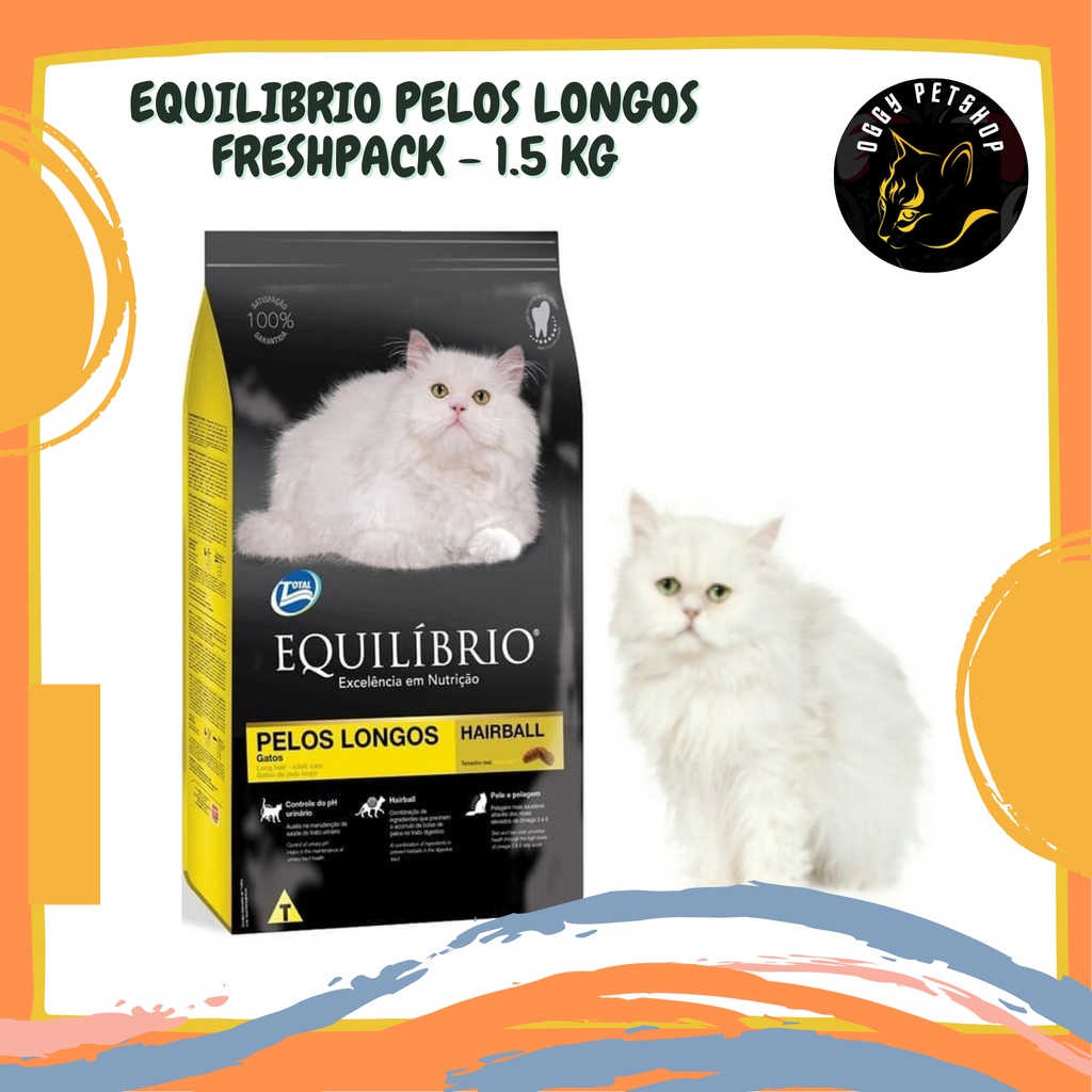 Equilibrio LONG HAIR/PELOS LONGOS 1,5kg Makanan Kucing / Cat Food Equil