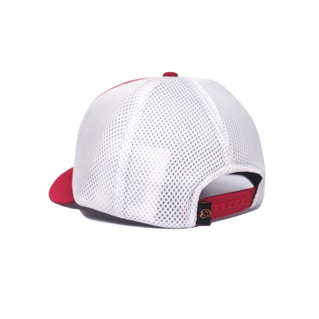 TOPI JARING SKATERS TJ013 MERAH PUTIH