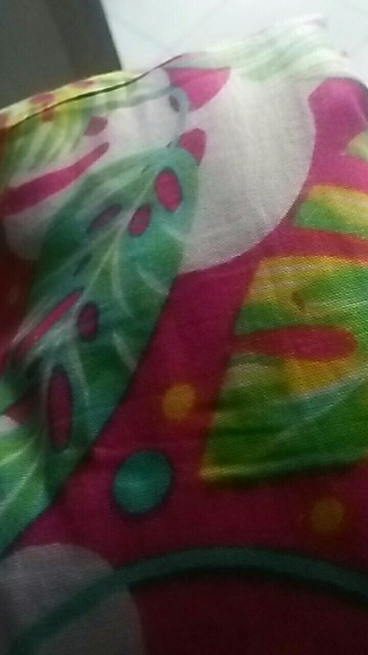 Benang Raja Tunik Batik Wanita Lengan Panjang Motif Daun Gugur