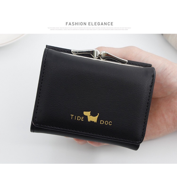 Funatic Dompet Wanita Lipat Dan Koin Import Uk 11 X 3 X 9cm FA910-FA910-HITAM