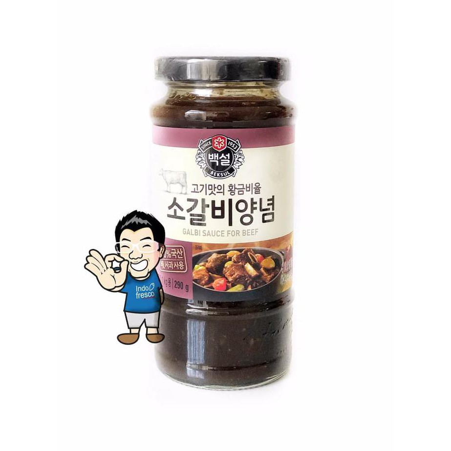 

ASLI! Beksul Korean BBQ Kalbi Sauce Marinade- Saus bumbu BBQ Korea- 290gr