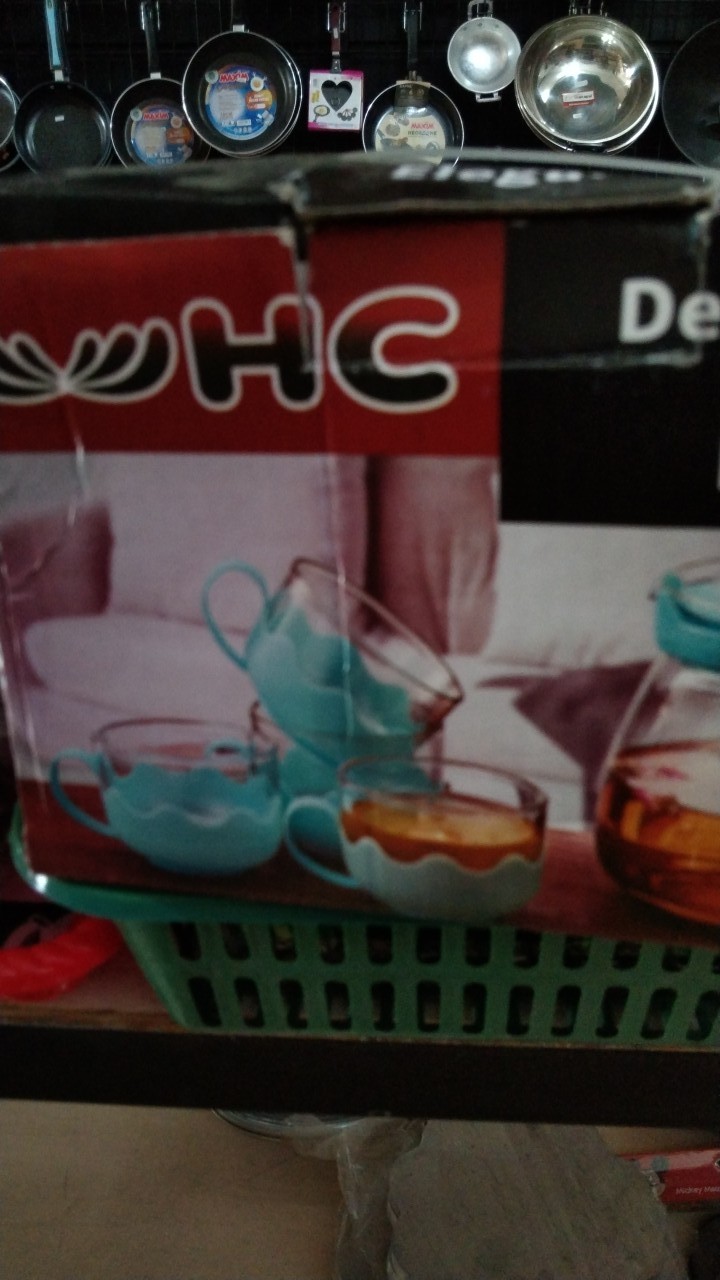 Teapot Teko Teh Tea Pot Gelas Teko Kaca+ Saringan 5 In 1  Perlengkapan Rumah  Ruang Makan Cangkir Perlengkapan Rumah  Peralatan Makan  Jug, Pitcher, & Aksesoris