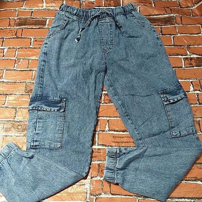 JOGER KARGO WANITA/CELANA JEANS JOGER KARGO WANITA/JEANS SNOW KARGO