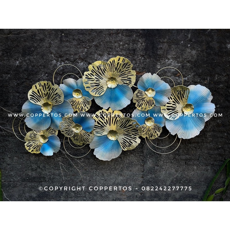 Hiasan dinding minimalis - pajangan dinding unik - wall decor modern - hiasan dinding tembaga