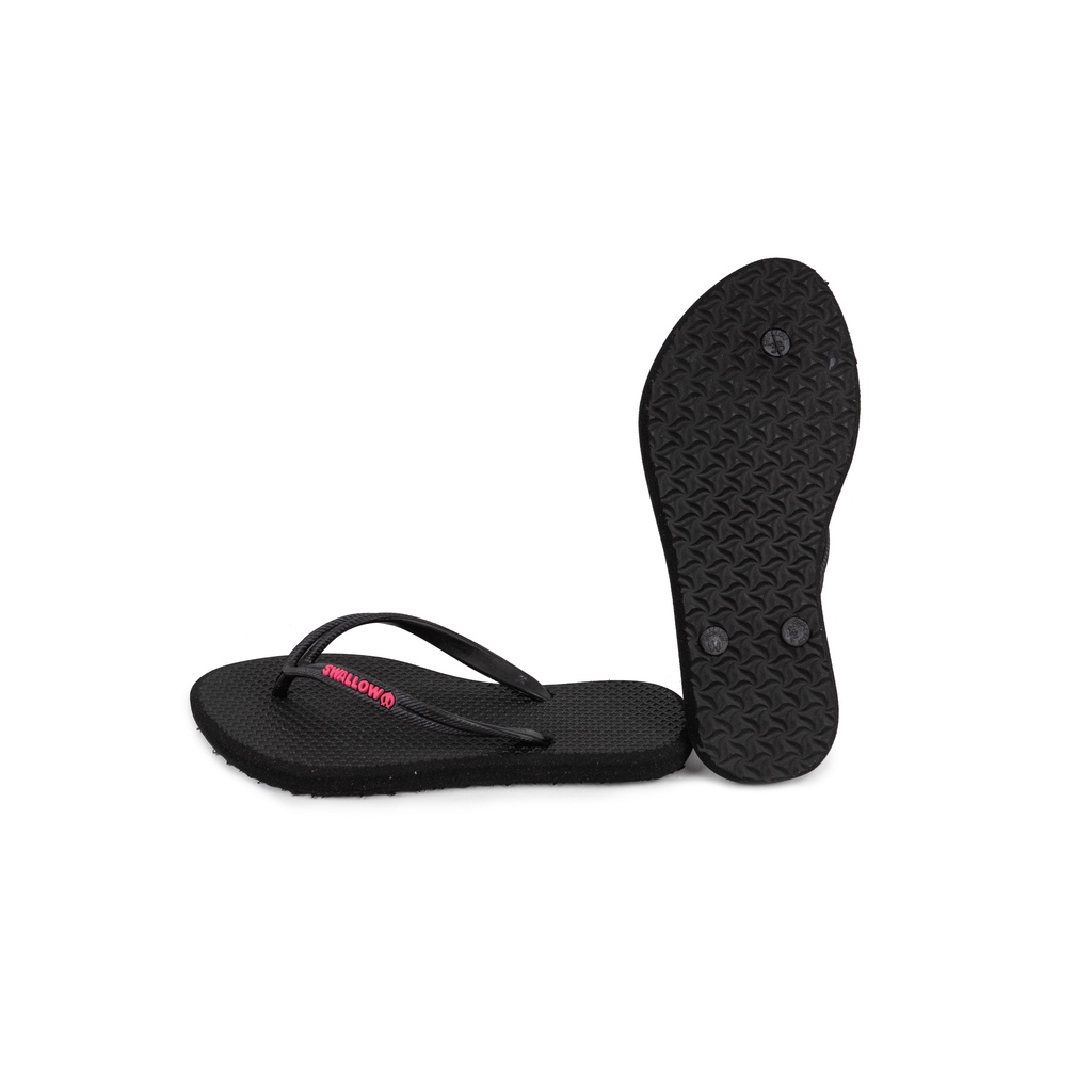 Sandal Swallow Premium SlimFeet Wanita Hitam