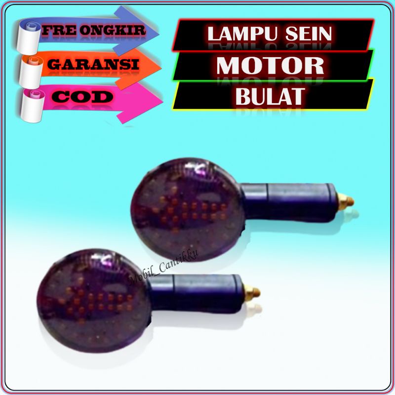 Lampu Variasi Led Sein Motor Bulat