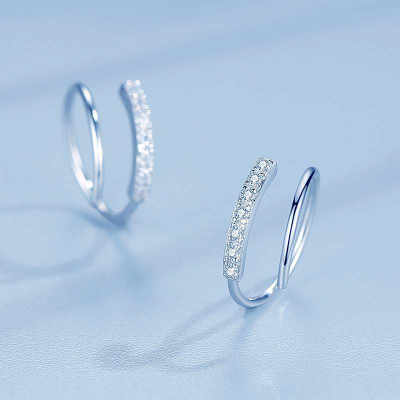 925 anting-anting perak murni, Busana sederhana, Anting-Anting wanita, Perhiasan Fashion Korea, Aksesoris telinga ED005-31