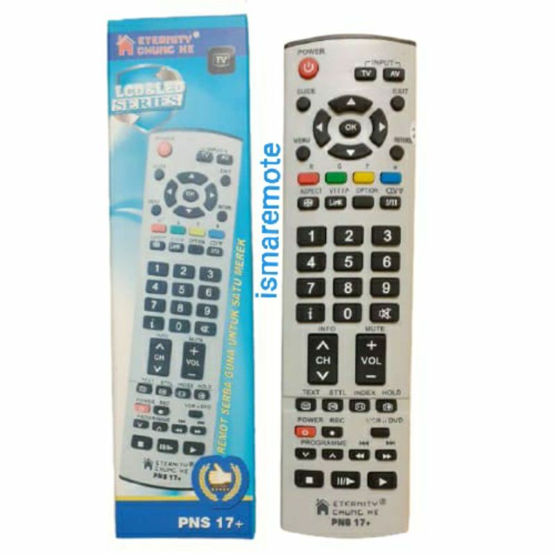 REMOTE REMOT TV PANASONI MULTI LCD LED