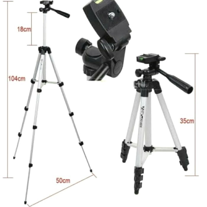 tripod 1 meter 3110 plus packing / tripod kamera / tripod 3110