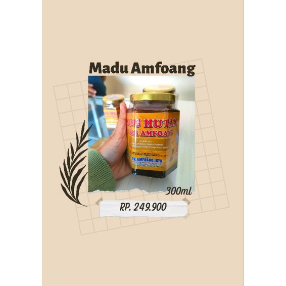 

Madu Hutan Amfoang 300ml