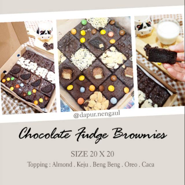 

CHOCOLATE FUDGE BROWNIES