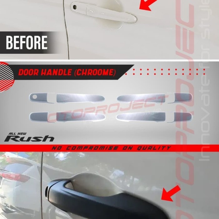DOOR HANDLE CHROME TOYOTA ALL NEW RUSH,.,