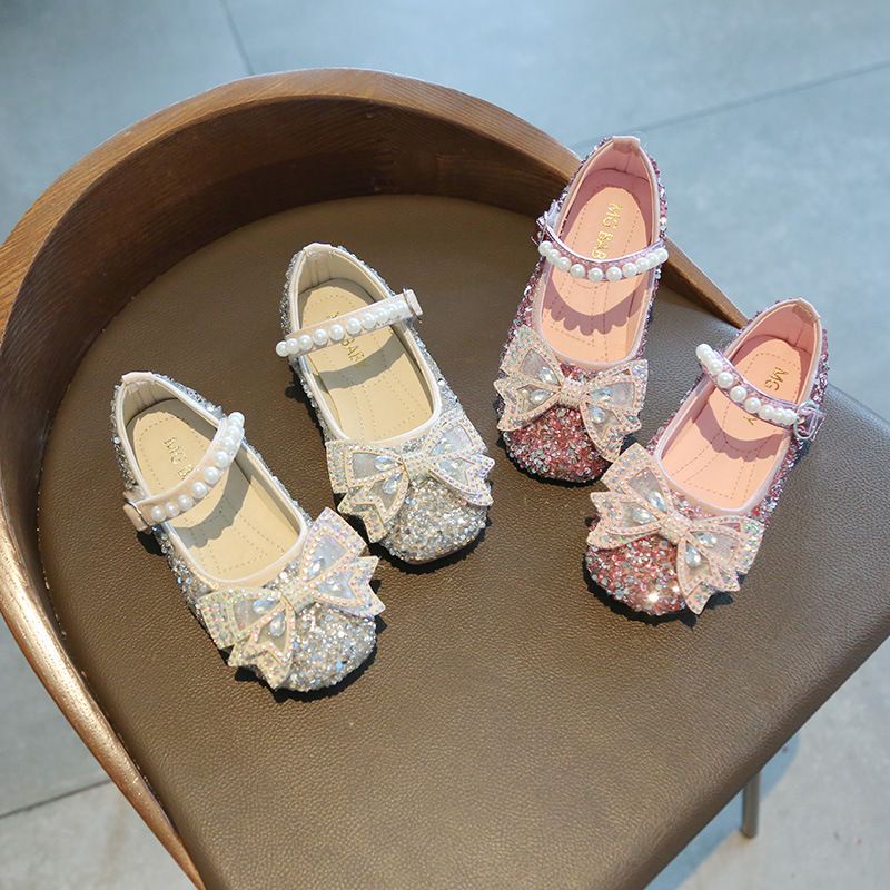 BA959 - Sandal Flat Mutiara Fashion Anak Import