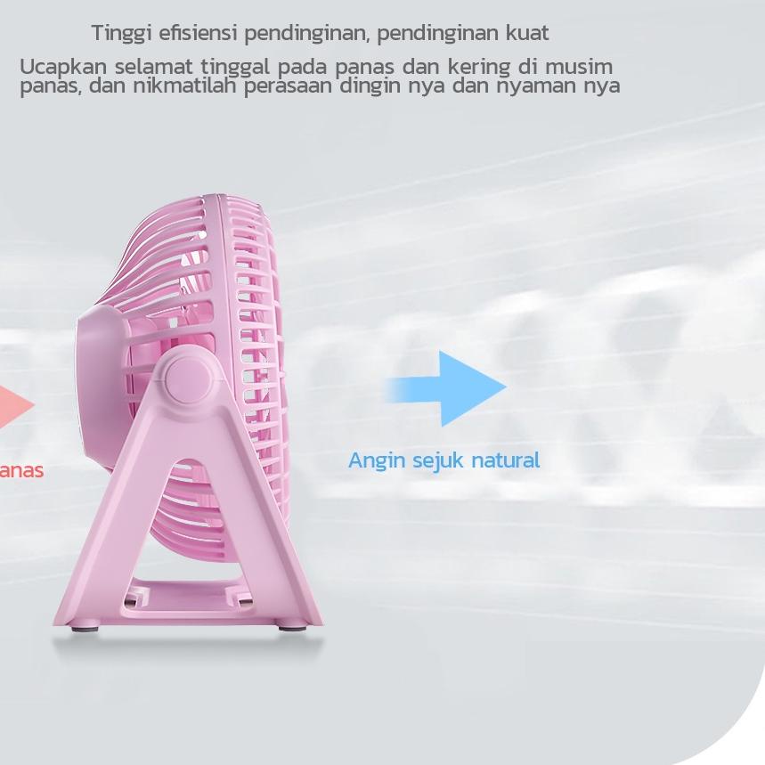 Kadonio Kipas Mini USB untuk kipas angin meja keeja kipas angin kecil pelajar asrama camping outdoor