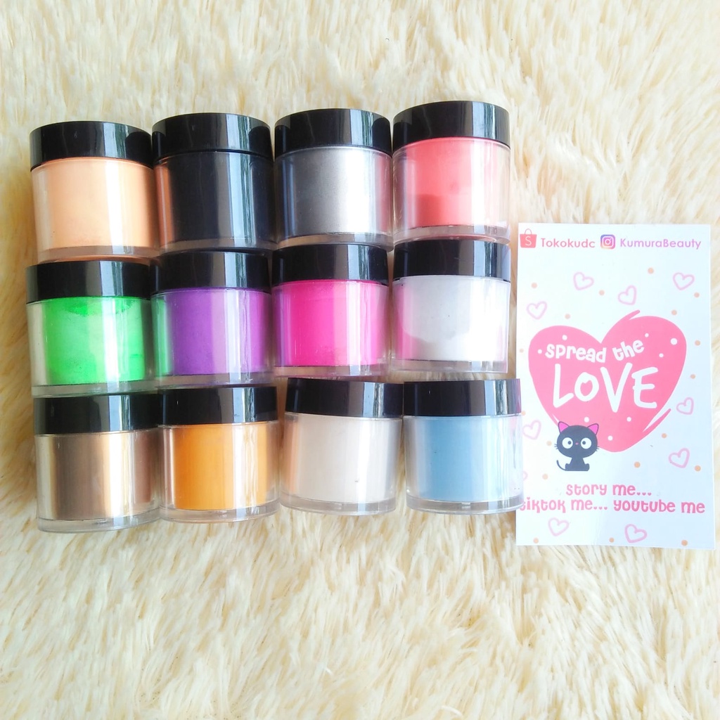 COLOR ACRYLIC POWDER 3D NAIL ART EXTENSION