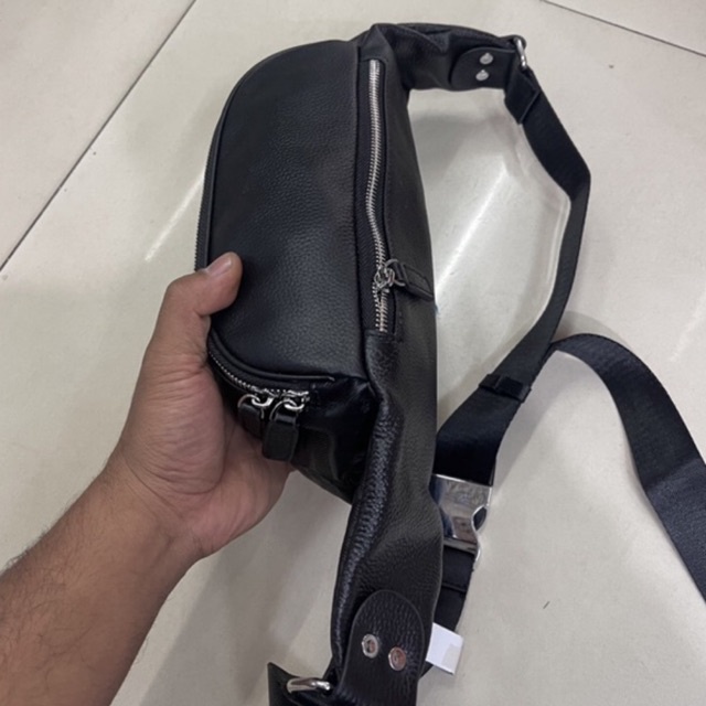 TAS SELEMPANG KULIT ASLI / WAIST BAG IMPORT KULIT ASLI / SLING BAG KULIT ASLI UNISEX Burberry