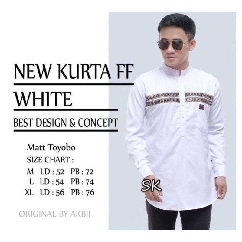 Baju Koko Kurta Dewasa Lengan Panjang Material TOYOBO Adem Serap Keringat