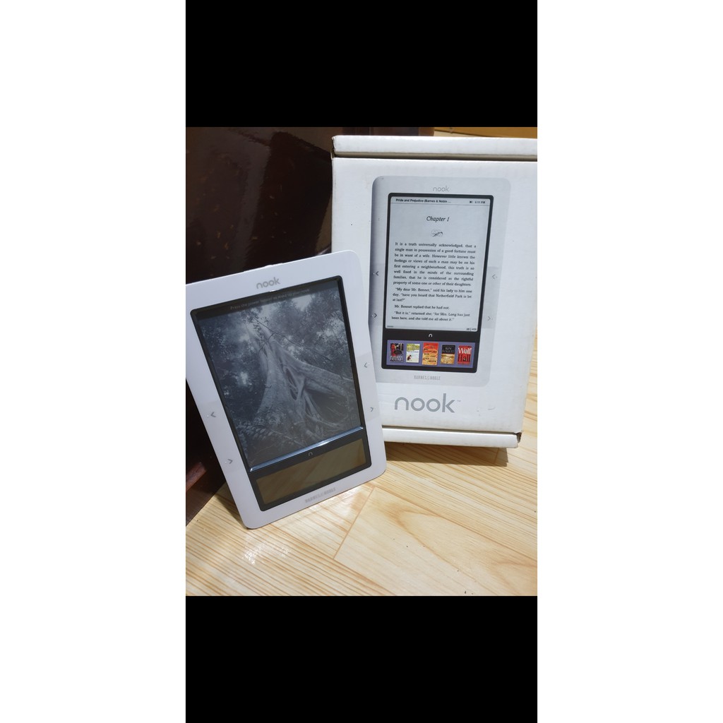 Preloved Ebook Ereader Barnes Noble Nook Wifi Bnrv100rb Shopee Indonesia