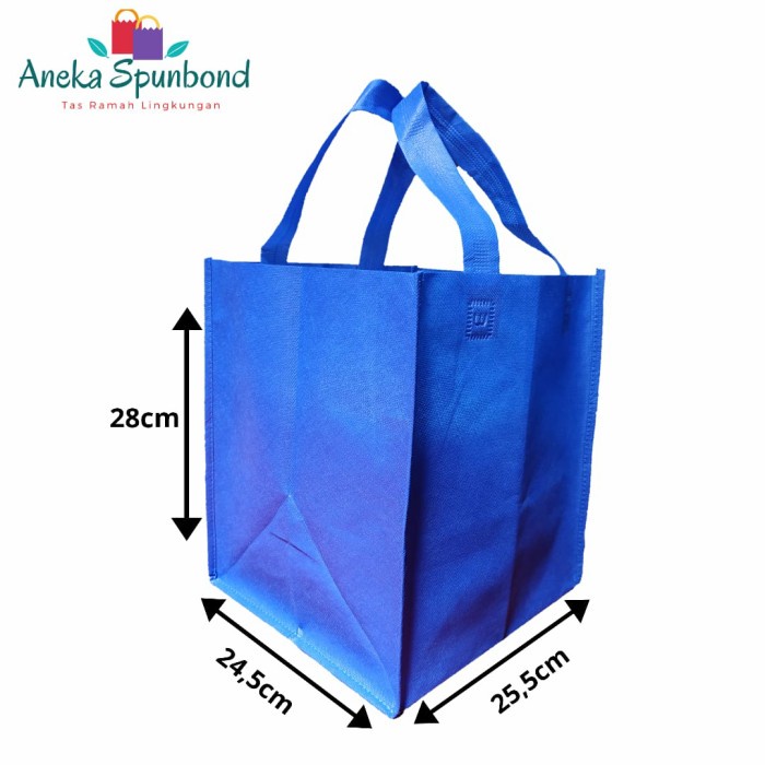 

✨ BISA COD ✨ Tas spunbond Jahit box 22 premium