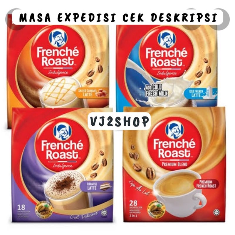 

Frenche Roast Coffee Salted Caramel Tiramisu Latte Signature Blend Instant