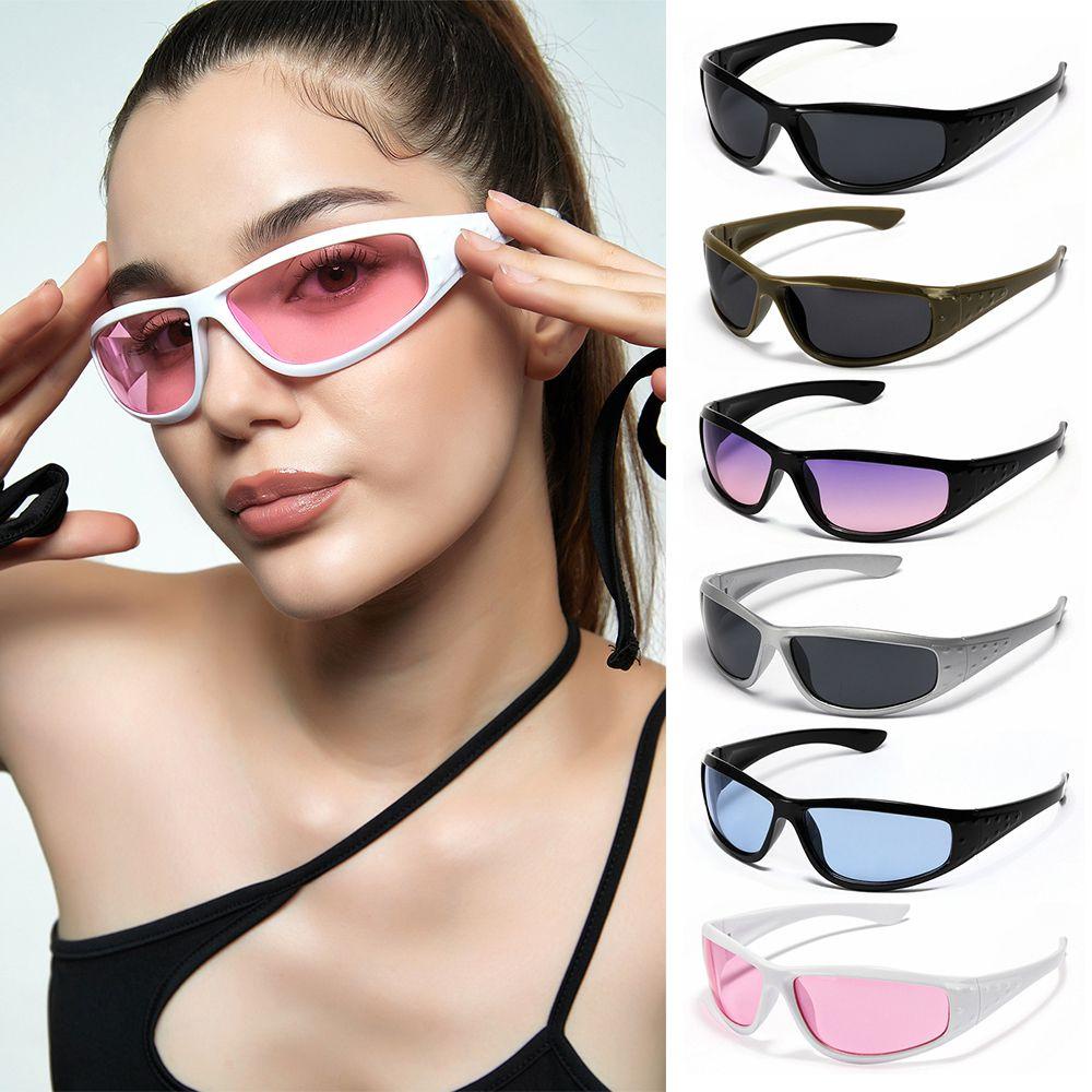 Kacamata Olahraga Nanas Pria Wanita Bersepeda Memancing Y2K Sunglasses