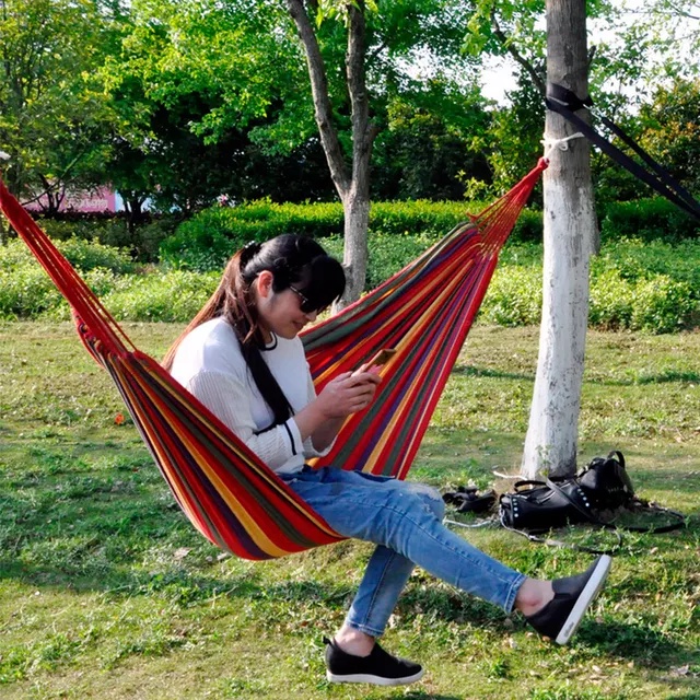 HAMMOCK Ayunan Gantung - Hamock - Hamok Tempat Tidur Ayunan Gantung Colourfull Pelangi Rainbow