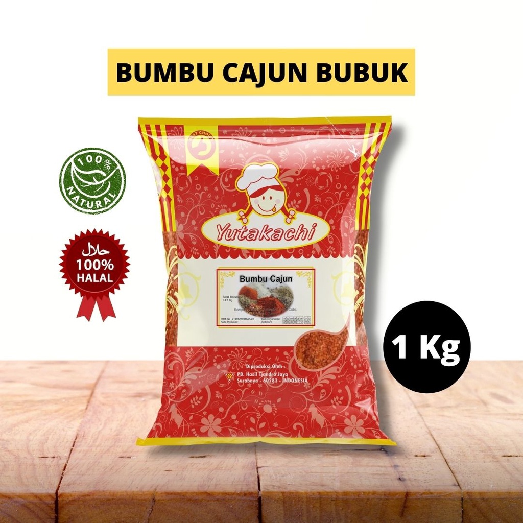 

Bumbu Cajun 1 Kg Yutakachi / Cajun Spice Powder Premium
