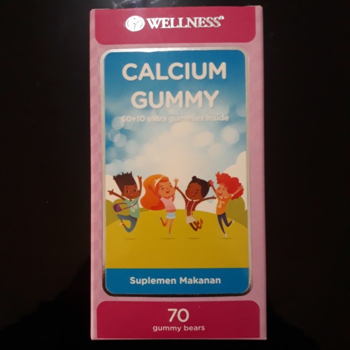 Wellness Calcium Gummy / Vitamin Anak Isi 70 Gummy Bears 264 Vit Anak -