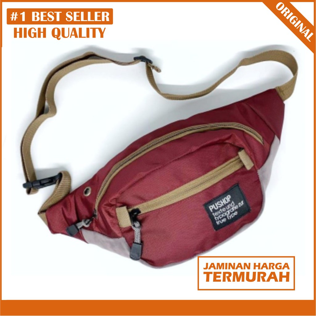 Original - Waistbag Mini Pushop Lego - Raja Tas