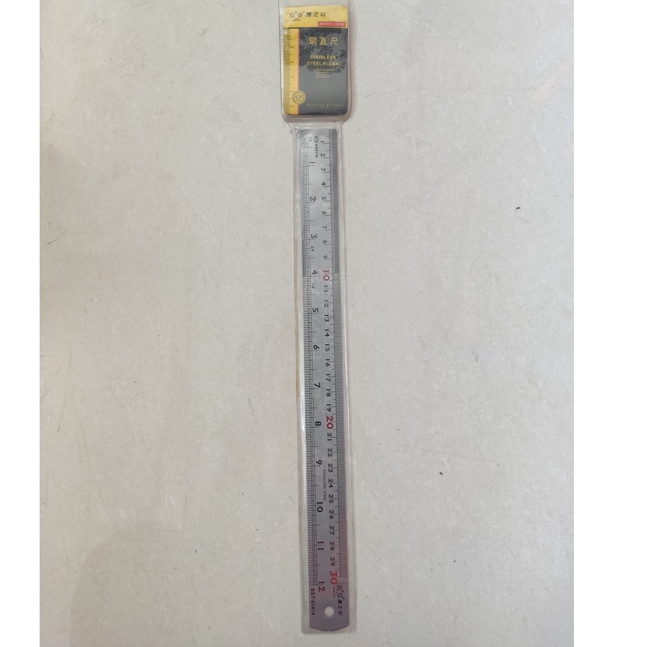 

Penggaris Besi 30 cm / Stainless Steel Ruler / Bestir 01414 Berkualitas