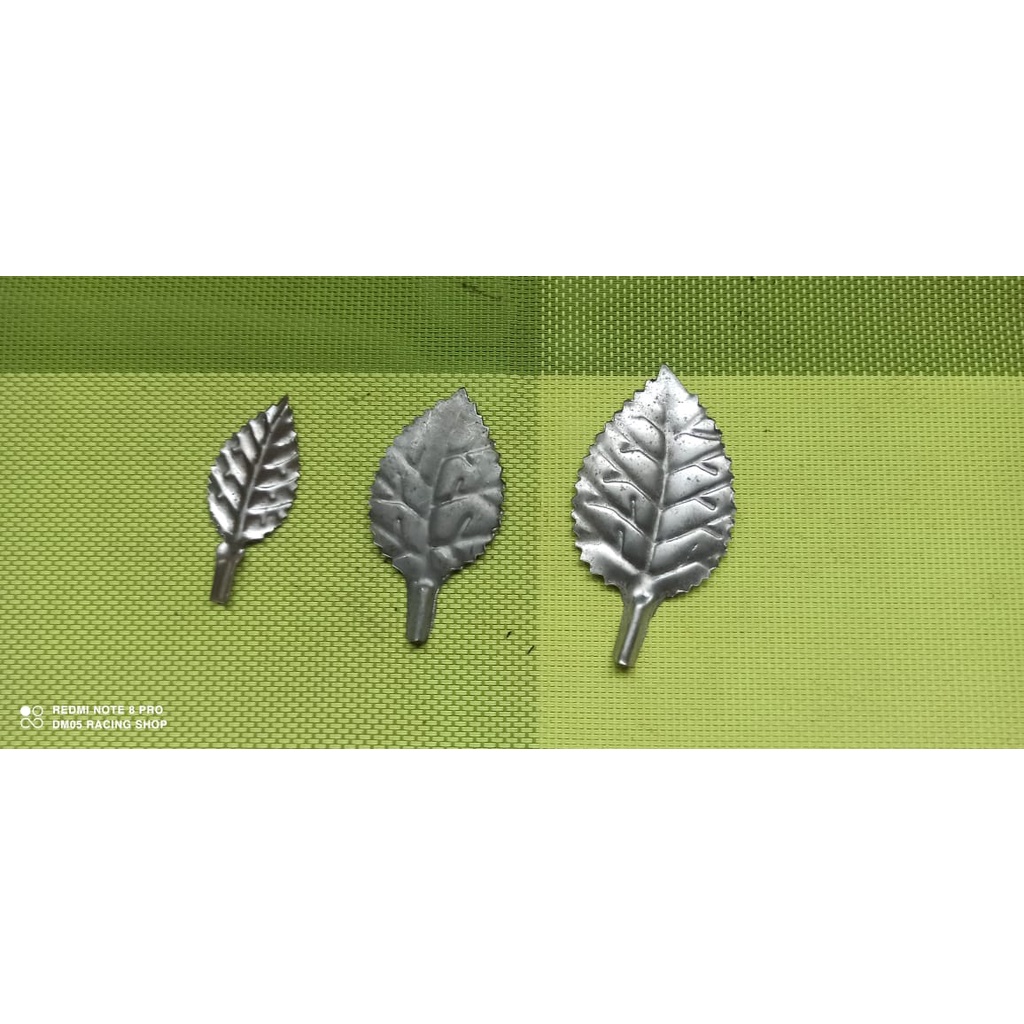 daun mawar besi plat ornamen pagar tralis canopy balkon