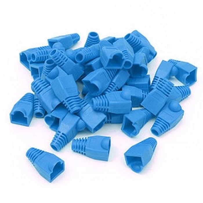 Karet pelindung RJ45 Kabel LAN 50pcs /Plug boot / Plug booth 50pcs