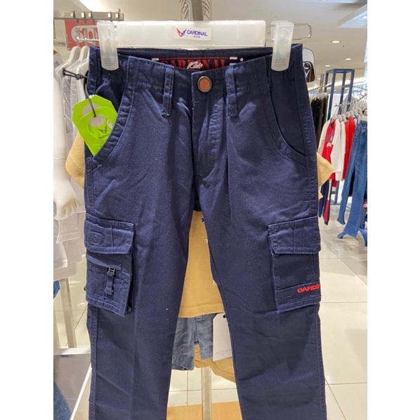 Celana chinos Cargo anak laki-laki Cardinal kids (4-12tahun)