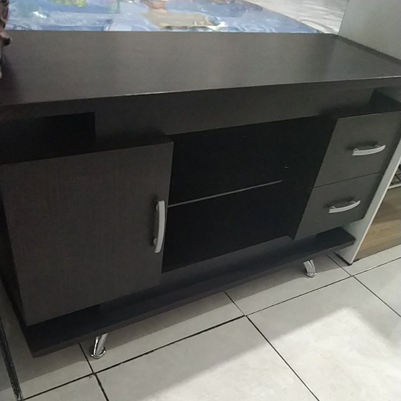 Rak Meja  TV Minimalis modern 120 Kaki besi