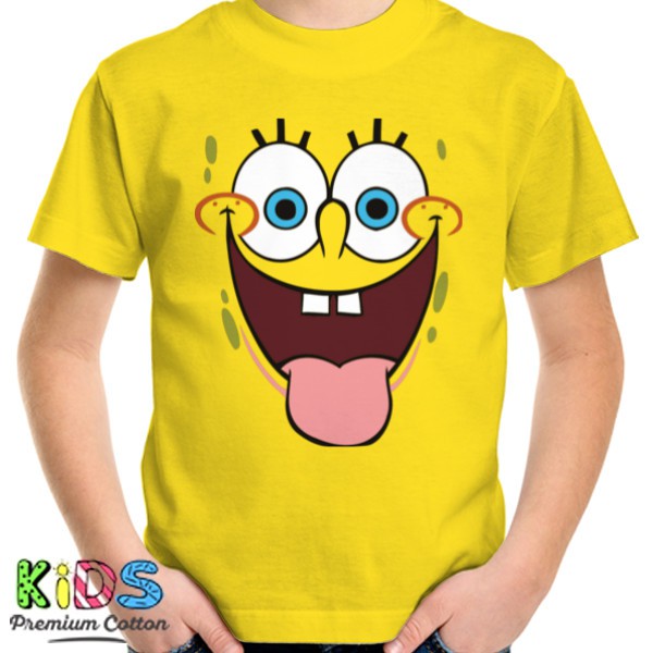 Kaos Anak Spongebob - Baju Spongebob - Kaos Kartun anak