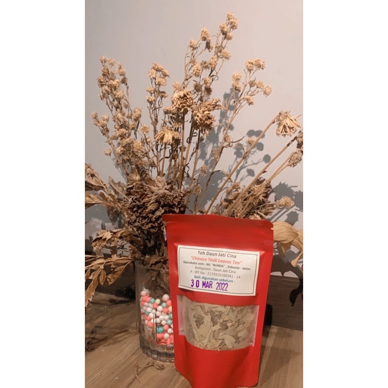 

daun teh jati cinav(Chinese teok leaves tea) 25 gram