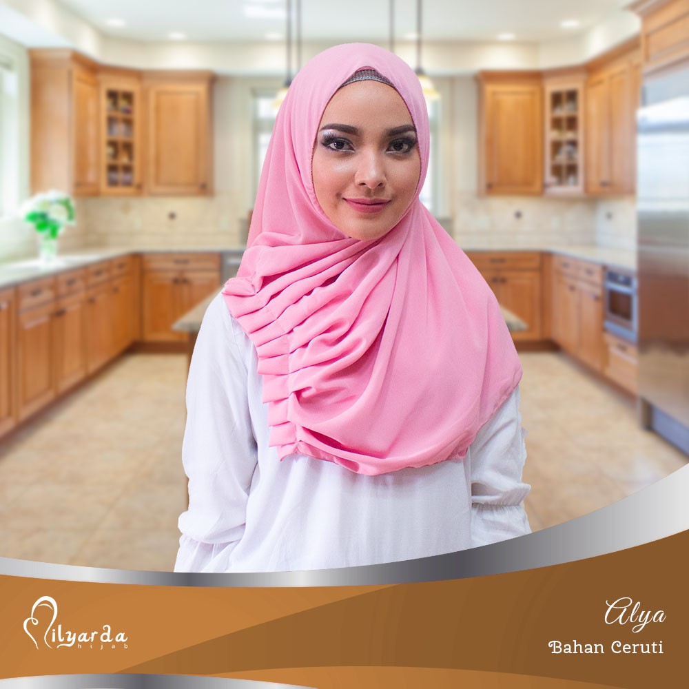 Milyarda Hijab instan alya fashion kerudung jilbab syari Milyarda Hijab instan alya fashion kerudung jilbab syari